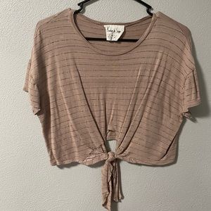 Sadie & Sage cropped tee